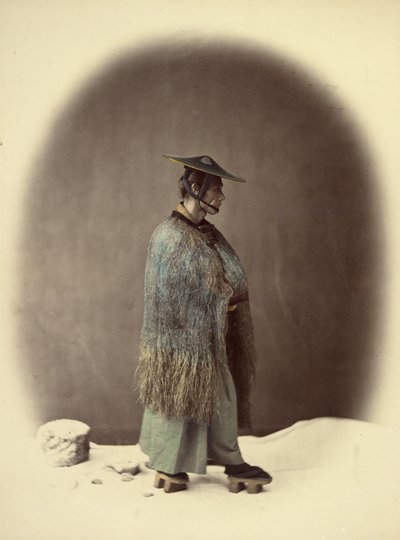 Regnjacka av halm av Felice Beato