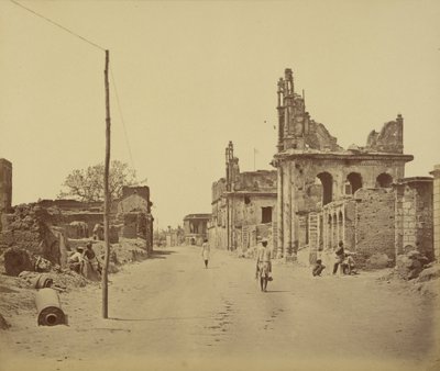 Cawnpore Road, Lucknow av Felice Beato