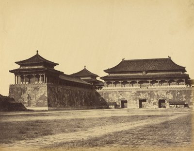 Det stora kejserliga vinterpalatset, Pekin, 29 oktober 1860 av Felice Beato