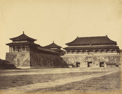 Det stora kejserliga vinterpalatset, Pekin, 29 oktober 1860 av Felice Beato