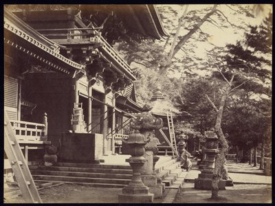 Hatchimans tempel, Kamakura av Felice Beato