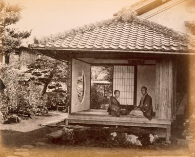Tycoons hållplats på Tocaido Hasa, 1868. av Felice Beato