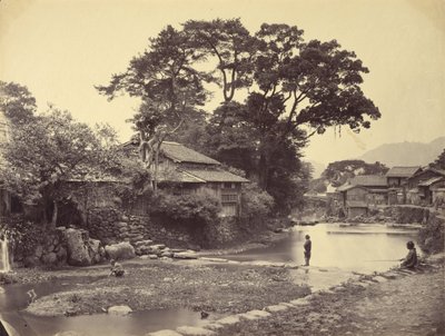 Utsikt i ursprungsstaden, Nagasaki av Felice Beato