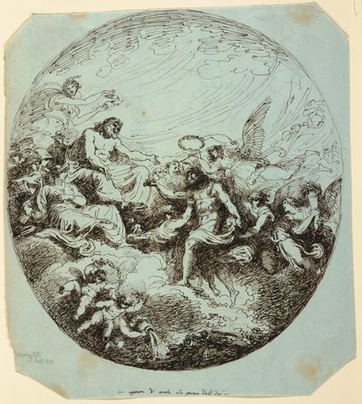 Herkules apoteos, Palazzo Gessi, Faenza av Felice Giani