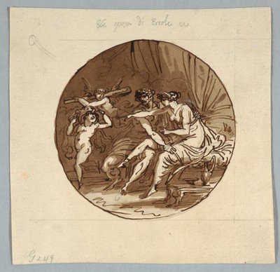 Bröllopet av Hebe och Hercules av Felice Giani