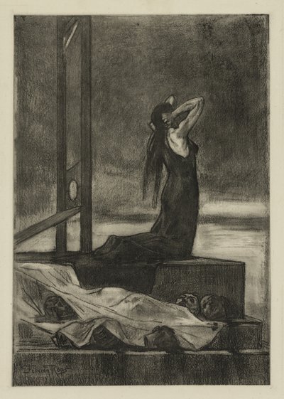Dödsstraff: dödens smärta (Todesstrafe: La peine de mort) av Félicien Rops