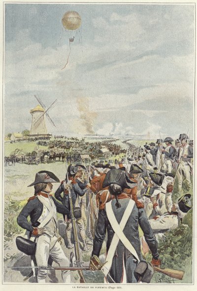 Slaget vid Fleurus av Felicien baron de Myrbach-Rheinfeld