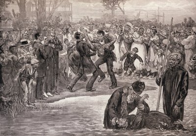 Negro Baptism in the United States, från 