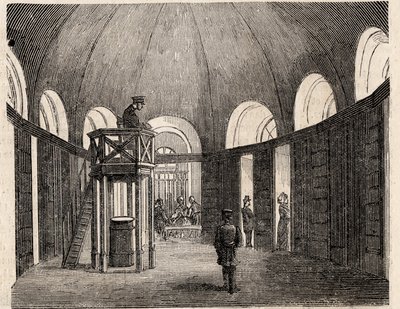 Paris - Petite Roquette fängelse (fängelse för kvinnor och ungdomar) - av Felix (after) Thorigny