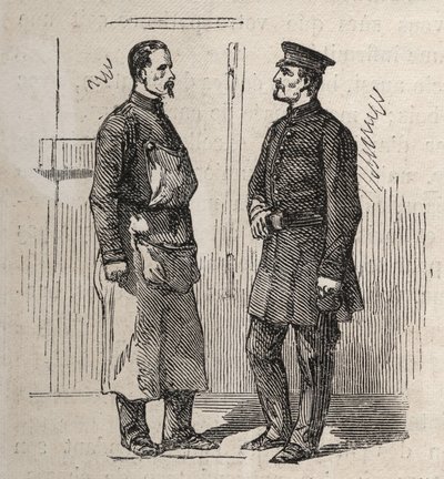 Paris - Petite Roquette fängelse (fängelse för kvinnor och ungdomar) - av Felix (after) Thorigny