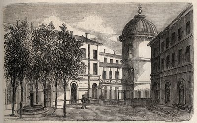 Paris - Petite Roquette fängelse (fängelse för kvinnor och ungdomar) - av Felix (after) Thorigny