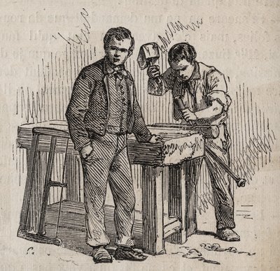 Paris - Petite Roquette fängelse (fängelse för kvinnor och ungdomar) - av Felix (after) Thorigny