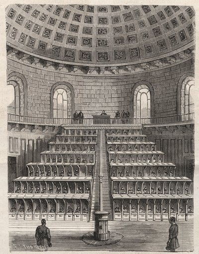 Paris - Petite Roquette fängelse (fängelse för kvinnor och ungdomar) - av Felix (after) Thorigny
