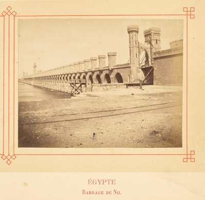 Nildammen av Félix Bonfils