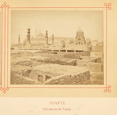 Citadellet i Kairo av Félix Bonfils