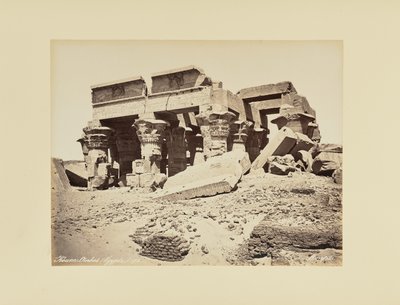 Koum-Ombos (Egypten) av Félix Bonfils