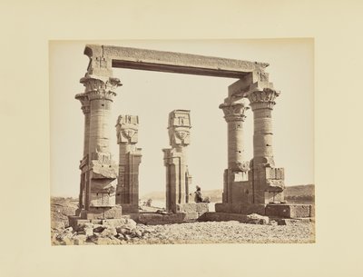 Nubien. Templet i Kerdasêh, Egypten av Félix Bonfils