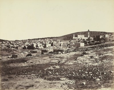 Panoramautsikt över Hebron av Félix Bonfils