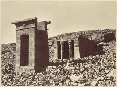 Templet i Andour av Félix Bonfils