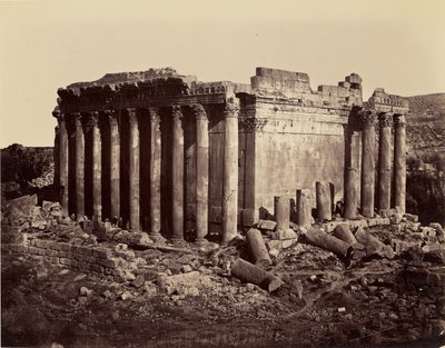 Jupitertemplet - Baalbek av Félix Bonfils