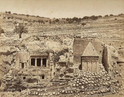 Graven av St. Hieronymus i Palestina av Félix Bonfils