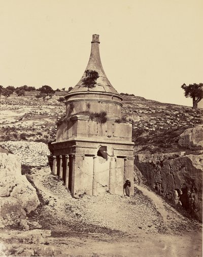 Absaloms grav - Jerusalem av Félix Bonfils