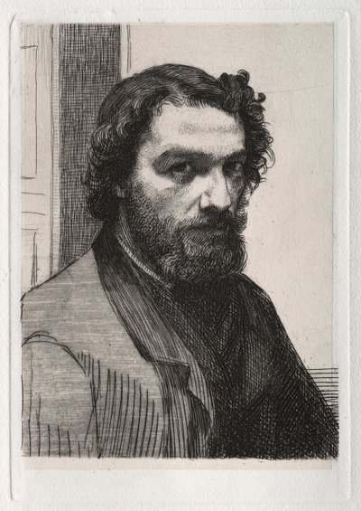 Alphonse Legros, 1861 tryckt 1875. av Felix Bracquemond