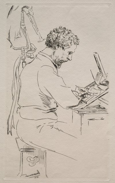 Charles Kean av Felix Bracquemond