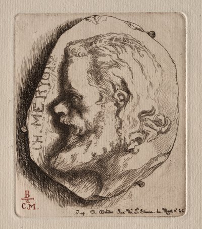 Charles Meryon av Felix Bracquemond