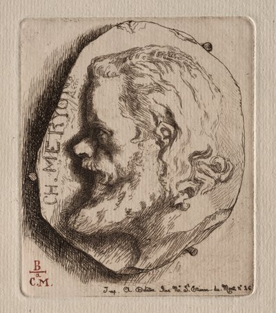 Charles Meryon, 1854. av Felix Bracquemond