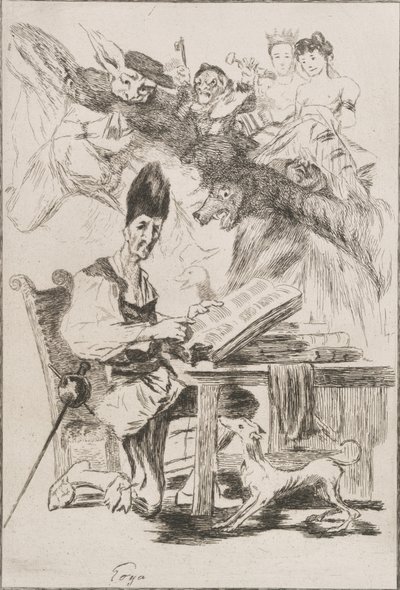 Don Quijote, 1860 av Felix Bracquemond