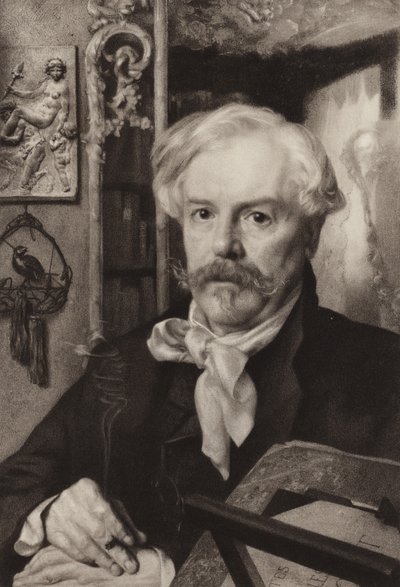 Edmond de Goncourt (gravyr) av Felix Bracquemond