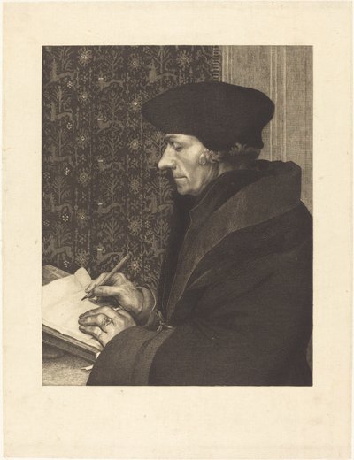 Erasmus, 1863. av Felix Bracquemond