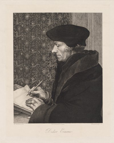 Erasmus Didier Erasmus, 1863 av Felix Bracquemond