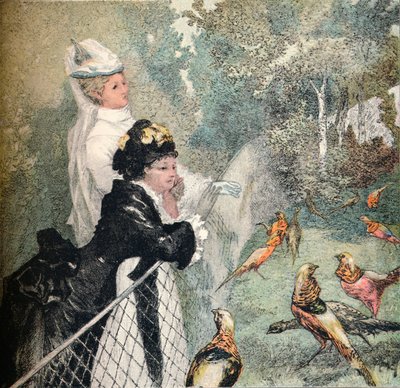 DAcclimatation Garden, c1895 av Felix Bracquemond