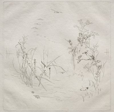 Parisertjänst (Haviland-tjänst): Lugn (nr 3) av Felix Bracquemond
