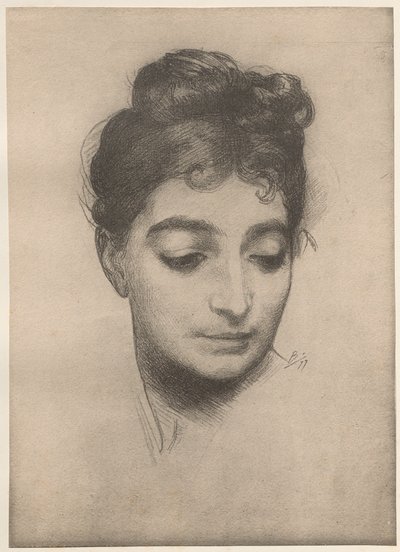 Porträtt av Felix Bracquemond