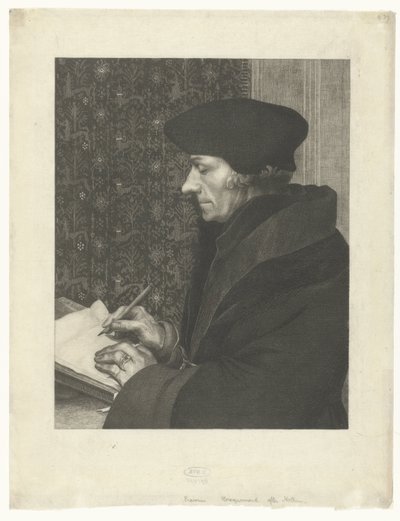 Porträtt av Aberforth Erasmus av Felix Bracquemond