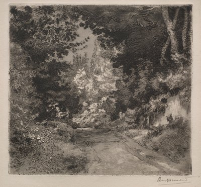 Vägen till Sèvres, ca. 1872. av Felix Bracquemond