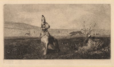 Haren Le Hare, 1865. av Felix Bracquemond