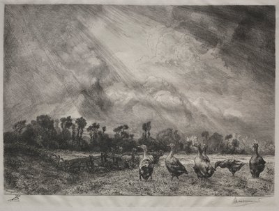 Stormmolnet, 1878-1887. av Felix Bracquemond