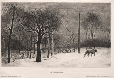 Vinter, 1862. av Felix Bracquemond