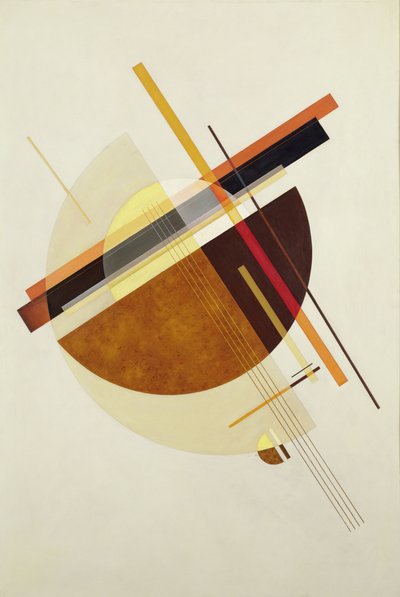 Komposition, ca 1947-48 (olja på duk) av Felix Del Marle