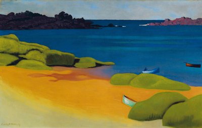 Viken vid Tregastel, 1917 av Felix Edouard Vallotton