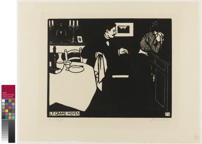 Extreme Measure, skylt sex från Intimacies, 1898 av Felix Edouard Vallotton