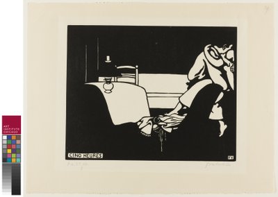 Five O"Clock, skylt sju från Intimacies, 1898 av Felix Edouard Vallotton