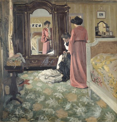 Interiör av Felix Edouard Vallotton