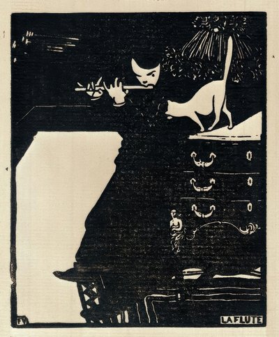 Flöjten av Felix Edouard Vallotton