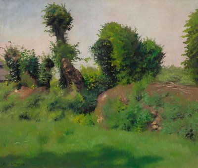 Häcken, Honfleur, 1909. av Felix Edouard Vallotton