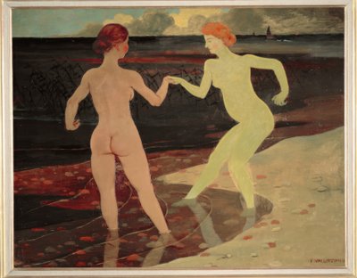 Älskarinnan och hembiträdet av Felix Edouard Vallotton